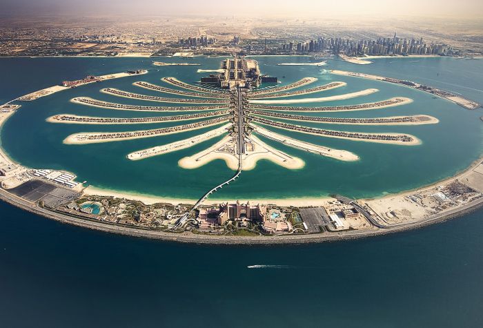 Картинка Пальма Джумейра искусственный остров в Дубае