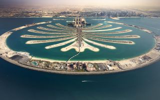 Пальма Джумейра искусственный остров в Дубае
